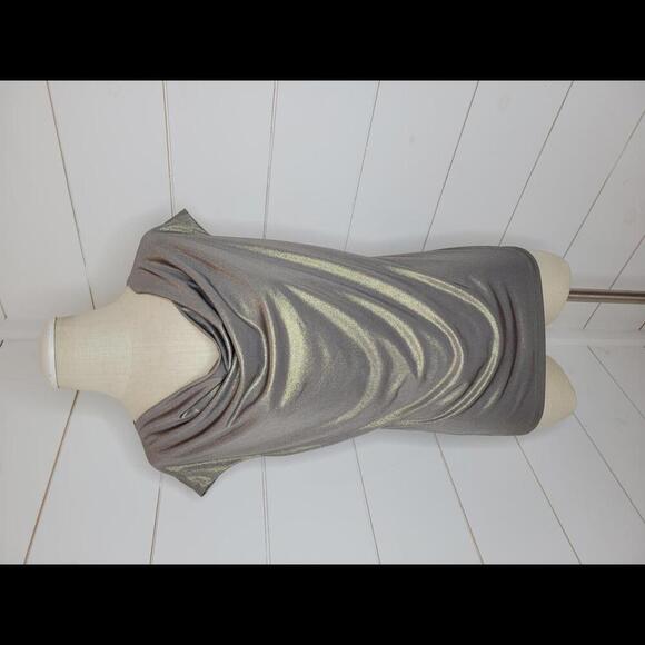 Peck & Peck Collection medium gold shimmer top - Picture 1 of 4